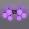 Миниатюра фото потолочная светодиодная люстра с пультом ду rgb citilux адам смарт cl228a163 | 220svet.ru