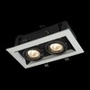 Миниатюра фото встраиваемый светильник maytoni metal dl008-2-02-w | 220svet.ru