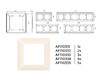 Миниатюра фото рамка 3-постовая ambrella volt alfa line af110333 | 220svet.ru