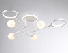 Миниатюра фото потолочная люстра с пультом ду ambrella light comfort fl66229 | 220svet.ru