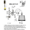 Миниатюра фото бра omnilux campovaglio oml-54111-01 | 220svet.ru