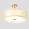 Миниатюра фото потолочный светильник crystal lux mystery pl5 brass | 220svet.ru
