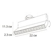 Миниатюра фото трековый однофазный светодиодный светильник arte lamp flash a4572pl-1bk | 220svet.ru