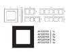 Миниатюра фото рамка 5-постовая ambrella volt alfa techno af220705 | 220svet.ru