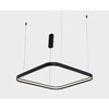 Миниатюра фото подвесной светодиодный светильник italline it013-6024 black 3000k | 220svet.ru