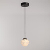Миниатюра фото подвесной светильник delight collection md25030003-1a matt black/clear | 220svet.ru