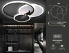 Миниатюра фото потолочная светодиодная люстра ambrella light comfort line fl5118 | 220svet.ru