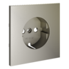 Миниатюра фото накладка для розетки с заземлением voltum s70 vls000604 (шелк) | 220svet.ru
