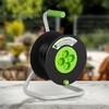 Миниатюра фото удлинитель силовой эра green line kat-2x1.5-30m greenline на катушке пластик 4 розетки без заземления 30м пвс 2x1.5мм2 б0065083 | 220svet.ru