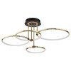 Миниатюра фото потолочная светодиодная люстра lumion ursula 5283/96cl золотой, коричневый | 220svet.ru