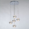 Миниатюра фото подвесной светильник md22030002-5a chrome/clear delight collection | 220svet.ru