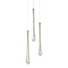 Миниатюра фото подвесной светильник светодиодный delight collection md2060-3b brass | 220svet.ru