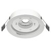 Миниатюра фото корпус светильника встраиваемый ambrella light swh белый песок c8050 | 220svet.ru