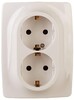Миниатюра фото розетка эра 12 2x2p e schuko 16a 250v 12-2106-02 б0031229 | 220svet.ru