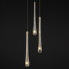 Миниатюра фото подвесной светильник светодиодный delight collection md2060-3b brass | 220svet.ru