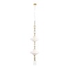 Миниатюра фото подвесной светильник crystal lux valencia sp1.1 gold | 220svet.ru