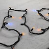 Миниатюра фото гирлянда нить 10м желтая с мерцанием белого диода 220в, 75 led, провод черный каучук, ip65 ltc ll75blw-1-2y | 220svet.ru