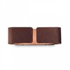 Миниатюра фото настенный светильник ideal lux clip ap2 mini corten | 220svet.ru