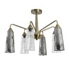 Миниатюра фото потолочная люстра indigo campana 13028/6r brass v000509 | 220svet.ru