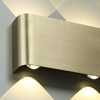 Миниатюра фото настенный светодиодный светильник odeon light magnum 7107/2wl | 220svet.ru