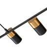 Миниатюра фото подвесная люстра indigo liberta 11014/4p black v000146 | 220svet.ru