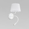 Миниатюра фото бра с тканевым абажуром tk lighting maja 10080 | 220svet.ru