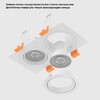 Миниатюра фото встраиваемый светильник crystal lux clt 002c2 wh v2 | 220svet.ru