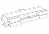 Миниатюра фото тв-тумба woodville маллоу дуб вотан / графит софт 563535 | 220svet.ru