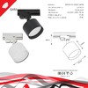 Миниатюра фото трековый светильник reluce 53006-9.3-001ld gx53 wt | 220svet.ru