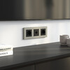 Миниатюра фото рамка на 3 поста slab werkel slab w0032917 | 220svet.ru