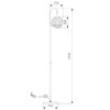 Миниатюра фото торшер eurosvet gemini 80492/1 черный | 220svet.ru