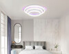 Миниатюра фото потолочная светодиодная люстра с пультом ду +rgb ambrella light acrylica disk fa8522 | 220svet.ru