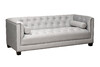 Миниатюра фото диван sanremo трехместный велюровый светло-серый garda decor sanremo-2k-colt030 | 220svet.ru