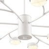 Миниатюра фото потолочная люстра на штанге lumion torina 8265/18 белый | 220svet.ru