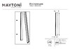 Миниатюра фото трековый магнитный светильник maytoni points tr082-1-18w3k-m-b | 220svet.ru