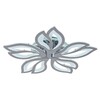 Миниатюра фото потолочная светодиодная люстра profit light 8004/5 chr | 220svet.ru