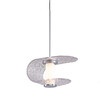 Миниатюра фото подвесной светодиодный светильник delight collection md24020901-1a chrome/clear | 220svet.ru