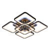Миниатюра фото потолочная светодиодная люстра profit light 8057/4+1 pbk | 220svet.ru