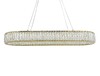 Миниатюра фото подвесной светодиодный светильник newport 8240/90 oval gold м0067858 | 220svet.ru