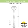 Миниатюра фото садово-парковый фонарь fumagalli gigi bisso/cefa 3l dn u23.156.s30.bxe27 dn | 220svet.ru