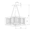Миниатюра фото подвесная люстра bogates 377/6 strotskis | 220svet.ru