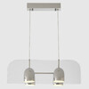Миниатюра фото подвесной светильник crystal lux element sp24w led chrome | 220svet.ru