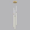 Миниатюра фото подвесной светодиодный светильник odeon light monella 6639/33l античная бронза | 220svet.ru