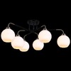 Миниатюра фото потолочная люстра illumico il0252-6csq-79 bk ab | 220svet.ru