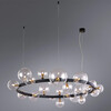 Миниатюра фото подвесная люстра arte lamp vincent a7790sp-24bk | 220svet.ru