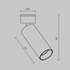 Миниатюра фото спот потолочный focus led c055cl-l12w2.7k-w-bs | 220svet.ru