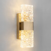 Миниатюра фото бра светодиодная 88068w gold/clear delight collection | 220svet.ru