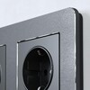 Миниатюра фото рамка werkel platinum на 2 поста черный алюминий w0022608 4690389184451 | 220svet.ru