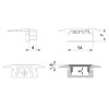 Миниатюра фото заглушка deko-light end cap p-et-01-08 set 2 pcs 978082 | 220svet.ru