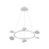 Миниатюра фото корпус подвесной люстры поворотный ambrella light diy spot swh белый песок c9191 | 220svet.ru